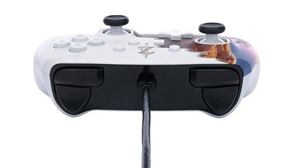 PowerA Mando Enhanced avec câble USB-C NSGP0031-01 pour Nintendo Switch - Manette officielle avec boutons programmables et prise casque