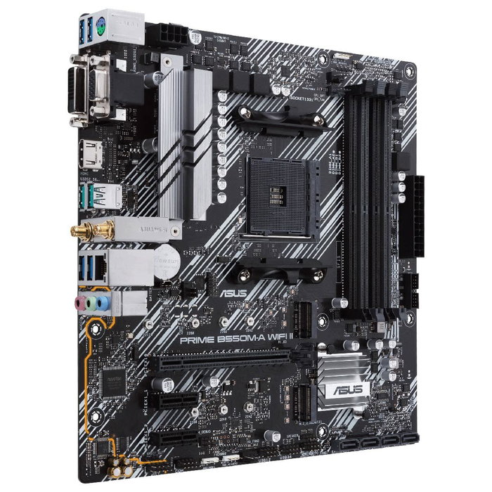 Asus PRIME B550M-A WIFI II Micro ATX AMD B550 Asus PRIME B550M-A WIFI II Micro ATX AMD B550