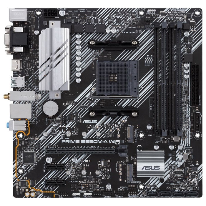 Asus PRIME B550M-A WIFI II Micro ATX AMD B550 Asus PRIME B550M-A WIFI II Micro ATX AMD B550