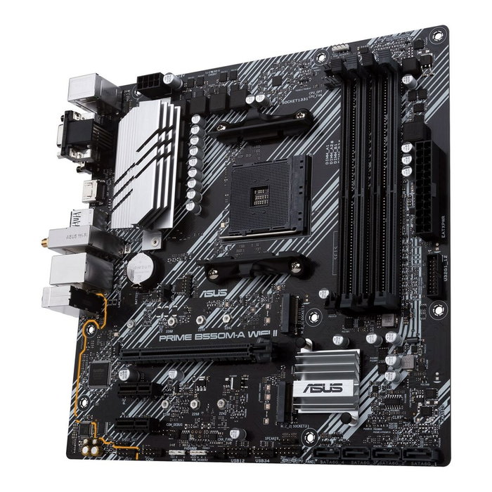 Asus PRIME B550M-A WIFI II Micro ATX AMD B550 Asus PRIME B550M-A WIFI II Micro ATX AMD B550