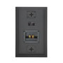 Fonestar Block - 5 Hi-Fi Enceinte 5 Pouces 90 W - Paire de Haut-parleurs Bass-reflex Noir MDF