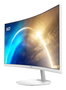 MSI PRO MP341CQW - Écran PC incurvé 34" (86.4 cm) UltraWide Quad HD 3440x1440 - VA, 100 Hz, 1500R, 3000:1, TÜV Antiscintillement, Haut-parleurs, HDMI, DisplayPort