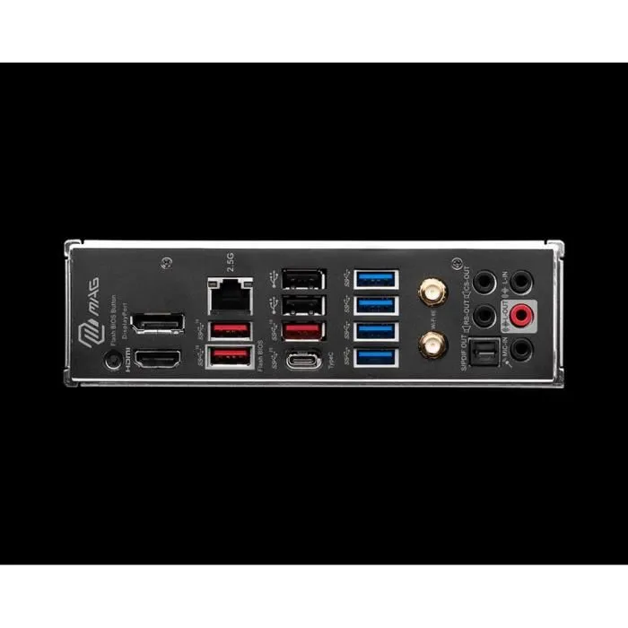 MSI Carte mère MAG B650 Tomahawk Wifi (7D75-001R) - Socket AM5, DDR5, PCIe 4.0, Wi-Fi 6E, Bluetooth, USB 3.2 - Noir MSI Carte mère MAG B650 Tomahawk Wifi (7D75-001R) - Socket AM5, DDR5, PCIe 4.0, Wi-Fi 6E, Bluetooth, USB 3.2 - Noir