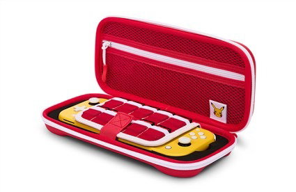 Power A Estuche Protector Compacto NSCS0064-01 - Étui de transport compact pour Nintendo Switch OLED/Switch/Switch Lite avec compartiment à cartouches et motif Pikachu Playday