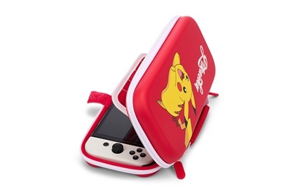 Power A Estuche Protector Compacto NSCS0064-01 - Étui de transport compact pour Nintendo Switch OLED/Switch/Switch Lite avec compartiment à cartouches et motif Pikachu Playday