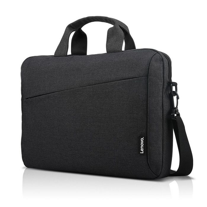Lenovo Sacoche Portable 15,6" Noir pour Ordinateur Portable, Design Compact avec Sangle Ajustable et Intérieur Matelassé