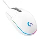 Logitech G G203 Souris de Jeu Filaire Blanc - Capteur 8000 PPP, RVB LIGHTSYNC Personnalisable