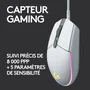 Logitech G G203 Souris de Jeu Filaire Blanc - Capteur 8000 PPP, RVB LIGHTSYNC Personnalisable
