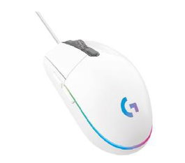 Logitech G203 Lightsync Souris Gaming Filaire USB Blanc – 8000 DPI, RGB, 6 Boutons Programmable