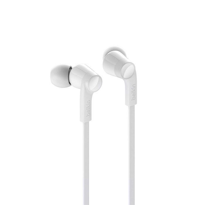 Belkin Rockstar G3H0002BTWHT Écouteurs Intra-auriculaires USB-C - Blanc Belkin Rockstar G3H0002BTWHT Écouteurs Intra-auriculaires USB-C - Blanc
