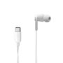 Belkin Rockstar G3H0002BTWHT Écouteurs Intra-auriculaires USB-C - Blanc