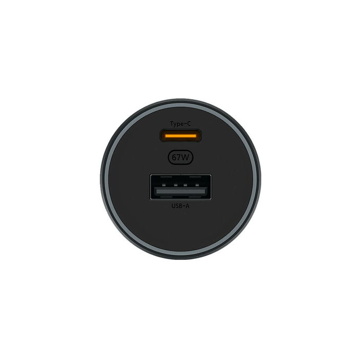 Chargeur de Voiture USB Universel + Câble USB-C Xiaomi BHR6814GL Noir 55 W