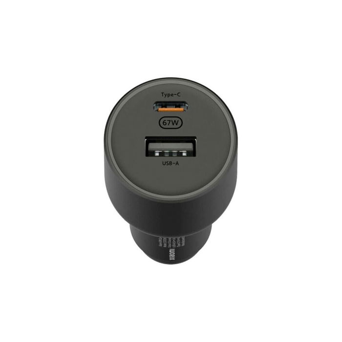 Chargeur de Voiture USB Universel + Câble USB-C Xiaomi BHR6814GL Noir 55 W