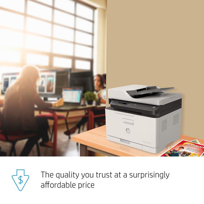 HP Imprimante multifonction laser couleur HP LaserJet Pro 179fnw - Impression, copie, scan, fax - WiFi, Ethernet, NFC - Compacte
