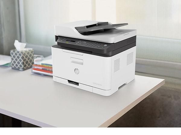 HP Imprimante multifonction laser couleur HP LaserJet Pro 179fnw - Impression, copie, scan, fax - WiFi, Ethernet, NFC - Compacte