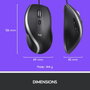 Logitech M500s Souris Filaire de Travail avec Défilement Ultrapide, 7 Boutons Programmable, DPI Réglable 400-4000, Capteur Optique, USB
