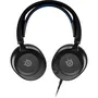 Steelseries Arctis Nova 1P - Casque-micro gaming filaire multiplateforme avec microphone antibruit IA, son haute résolution et système acoustique Nova - Noir
