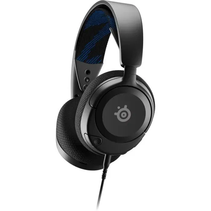 Steelseries Arctis Nova 1P - Casque-micro gaming filaire multiplateforme avec microphone antibruit IA, son haute résolution et système acoustique Nova - Noir Steelseries Arctis Nova 1P - Casque-micro gaming filaire multiplateforme avec microphone antibruit IA, son haute résolution et système acoustique Nova - Noir
