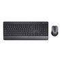 clavier et souris Trust Trezo Noir Espagnol Qwerty