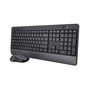 clavier et souris Trust Trezo Noir Espagnol Qwerty