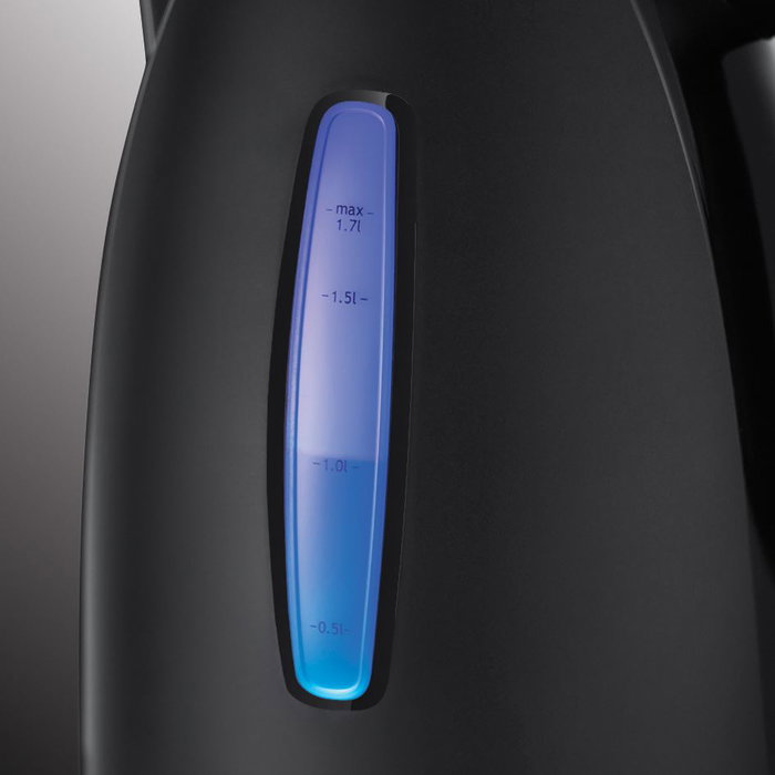 Russell Hobbs Hervidor 22591-70 Textures Plus+ 1.7L avec Éclairage Bleu, Fonction Ébullition Rapide et Bec Verseur de Précision