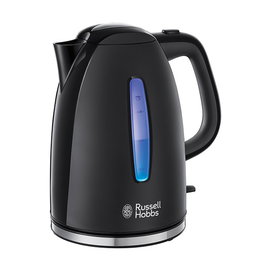 Russell Hobbs Hervidor 22591-70 Textures Plus+ 1.7L avec Éclairage Bleu, Fonction Ébullition Rapide et Bec Verseur de Précision