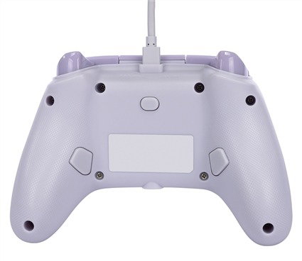 PowerA Manette Xbox avec cable XBGP0001-KJ - Manette officielle avec cable 3m pour Xbox Series X/S, One et Windows - 2 boutons programmables, double vibration, lavande