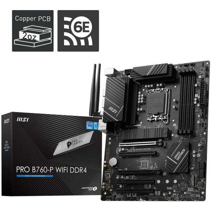MSI PRO B760-P WIFI DDR4