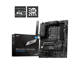 MSI Carte mère PRO B760-P WiFi DDR4 / 7D98-001R Noire