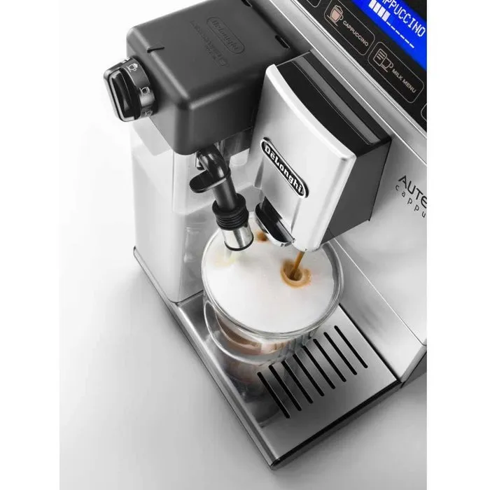 De'Longhi Autentica ETAM29.660.SB - Machine à café expresso broyeur argent avec système LatteCrema et carafe à lait - 4 recettes - 150g réservoir grains, 1.4L réservoir d'eau De'Longhi Autentica ETAM29.660.SB - Machine à café expresso broyeur argent avec système LatteCrema et carafe à lait - 4 recettes - 150g réservoir grains, 1.4L réservoir d'eau