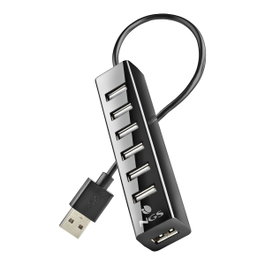 NGS IHUB7 TINY Hub USB 2.0 - 7 Ports - Noir