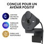 Logitech Brio 300 - Webcam Full HD avec mise au point automatique et microphones