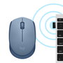 Logitech Souris sans fil optique M171 Gris bleuté