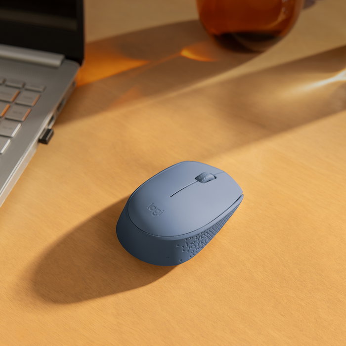 Logitech Souris sans fil optique M171 Gris bleuté