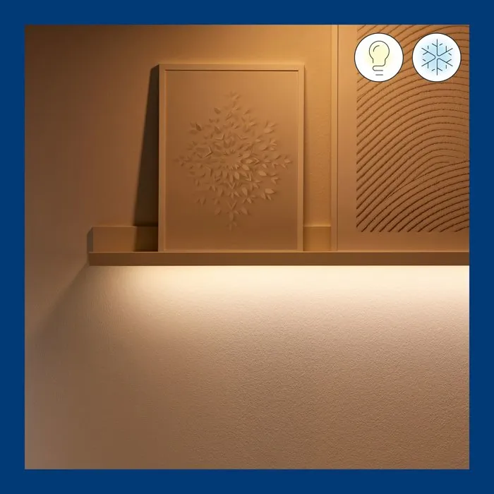 WiZ Ruban LED Intelligent 4 m, Blanc et Couleurs, Wi-Fi, Compatible Alexa Google Home Apple HomeKit Matter, Contrôle Vocale et Application, Éclairage Ambiant