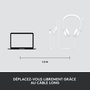 Logitech H390 - Casque audio USB avec microphone antibruit, ajustable et contrôle en ligne pour PC, ordinateur, télétravail et jeux