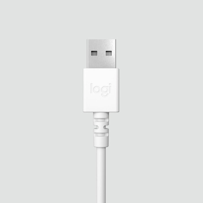 Casque Logitech H390 Blanc