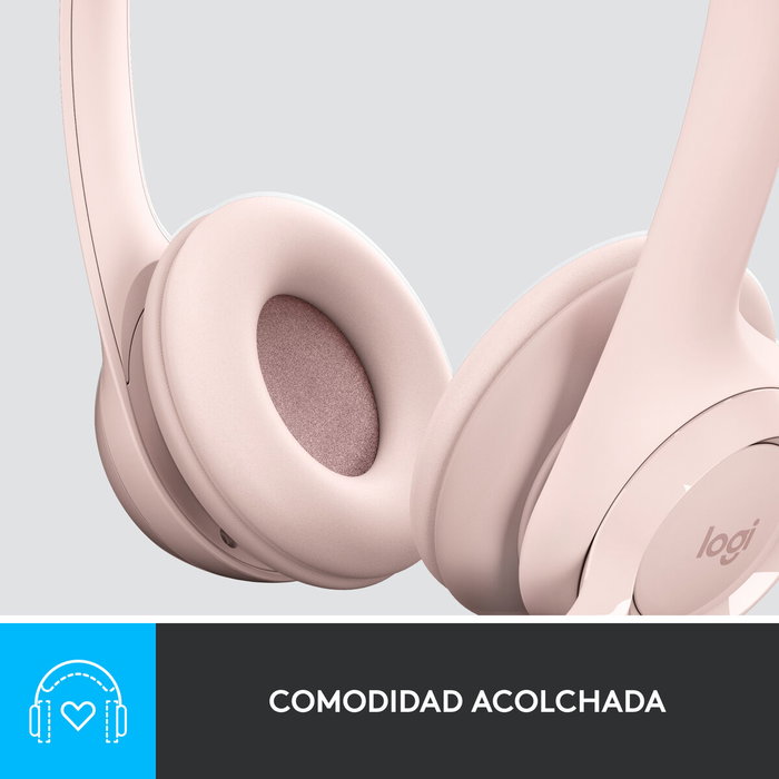 Logitech H390 Casque Filaire USB Rose