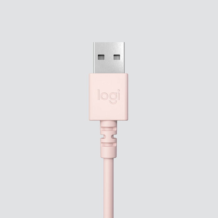 Logitech H390 Casque Filaire USB Rose