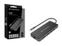 Conceptronic DONN15G Adaptateur USB-C Multiport 12-en-1 HDMI VGA USB 3.0 Ethernet AUX