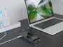 Conceptronic DONN15G Adaptateur USB-C Multiport 12-en-1 HDMI VGA USB 3.0 Ethernet AUX