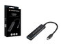 Conceptronic HUBBIES12B Hub USB Type-C 4 ports USB 3.0, 2x USB-C et 2x USB-A, Aluminium, Plug & Play, Noir