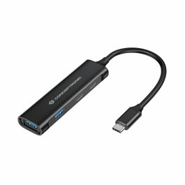 Conceptronic HUBBIES12B Hub USB 3.0 avec 2 ports USB-C et 2 ports USB-A