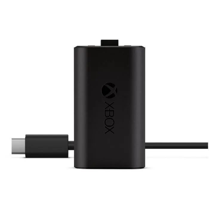 Microsoft Kit Play & Charge Xbox - Batterie rechargeable et câble USB-C pour manettes Xbox Series X/S (nouvelle génération)