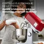 Kenwood Robot pâtissier kMix KMX750RD Rouge, Bol inox 5 L, 6 vitesses, 1000 W