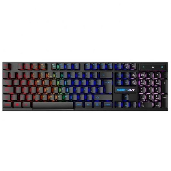 Keep Out XGM22KITV2 Kit Moniteur Gaming 21.5" FHD (1920x1080), Clavier USB RGB Rainbow AZERTY et Souris USB RGB 7200 DPI
