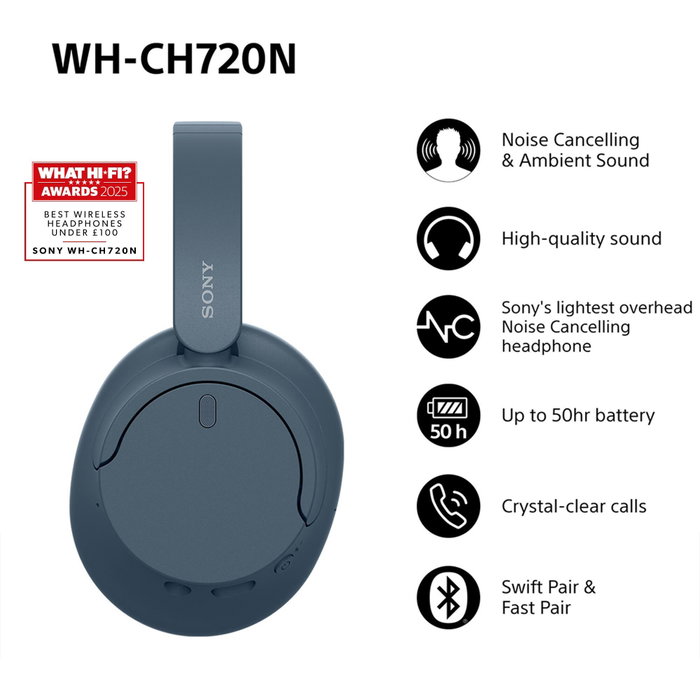 Sony WH-CH720NL Bleu