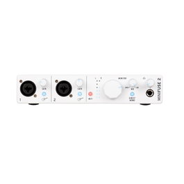 Arturia Minifuse 2 White - Interface audio USB-C 2 entrées combo XLR/TRS, MIDI, sortie casque, logiciels inclus