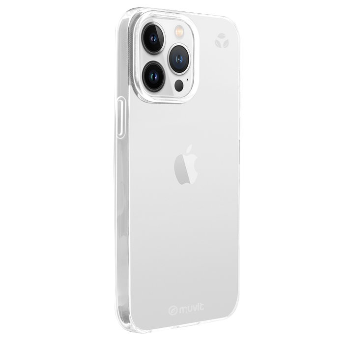 Muvit Recycletek Coque de Protection pour Apple iPhone 14 – 100% Recyclée et Recyclable