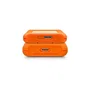 LaCie Disque Dur Externe Rugged Mini LAC9000298 - 2 To - Résistant aux chocs - USB 3.2 Gen 1 - 5400 tr/min - Orange/Argent